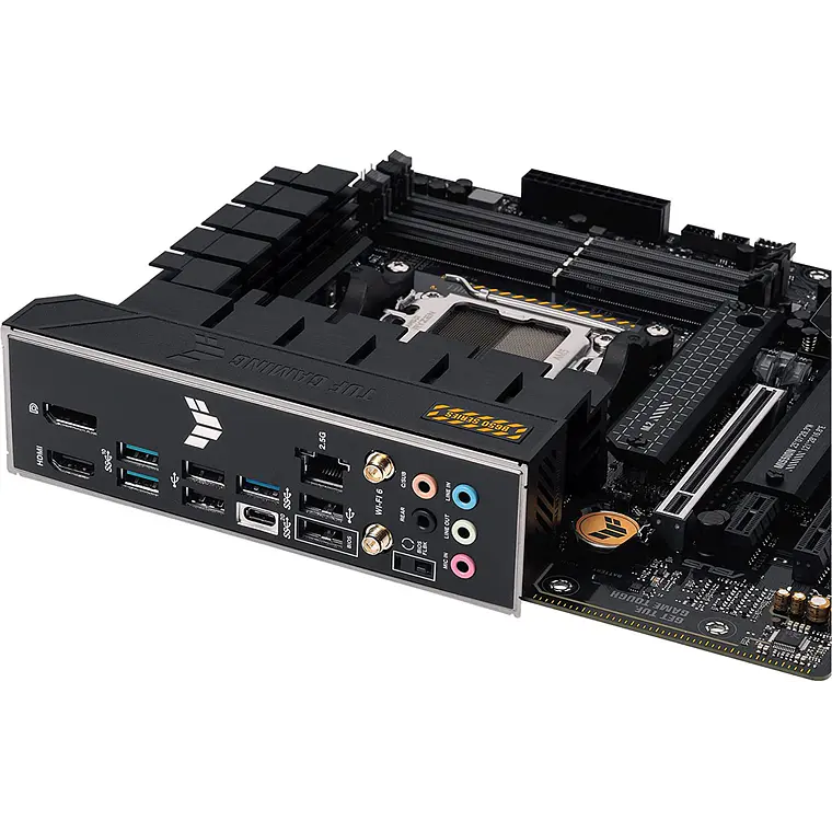 Placa Madre ASUS TUF GAMING B650M-PLUS WIFI | AM5, DDR5 4800/6400MHz, M.2 x2, RGB, microATX 3