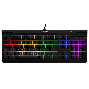Teclado Gamer HyperX Alloy Core RGB, Membrana, Anti-ghosting, Controles Multimedia, Español