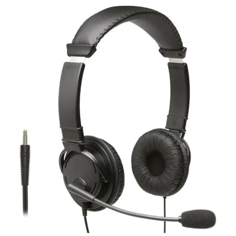 Audífono Kensington Hi-Fi con Micrófono (jack 3.5mm, Negro) 1