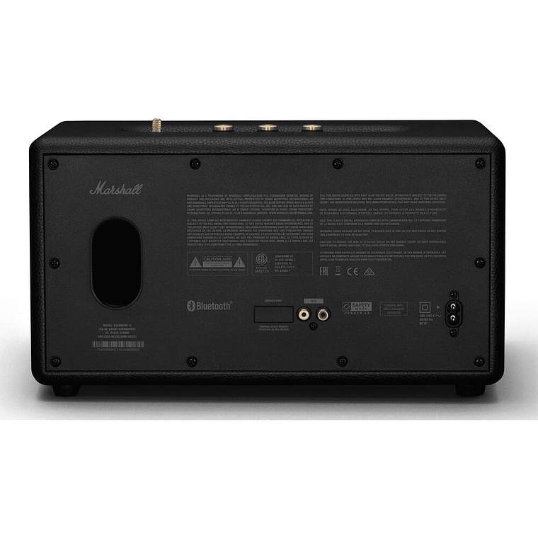 Parlante bluetooth Stanmore III Marshall Negro 5