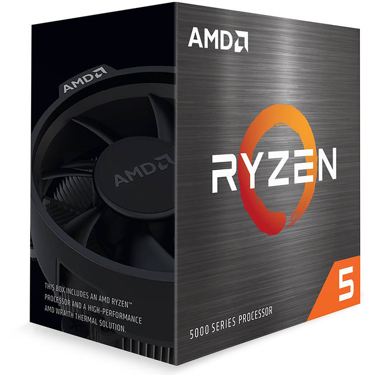 Procesador AMD Ryzen 5 5500 | 3.60 GHz (hasta 4.20 GHz), Socket AM4, Caché 16MB, Six-Core, 65W 1