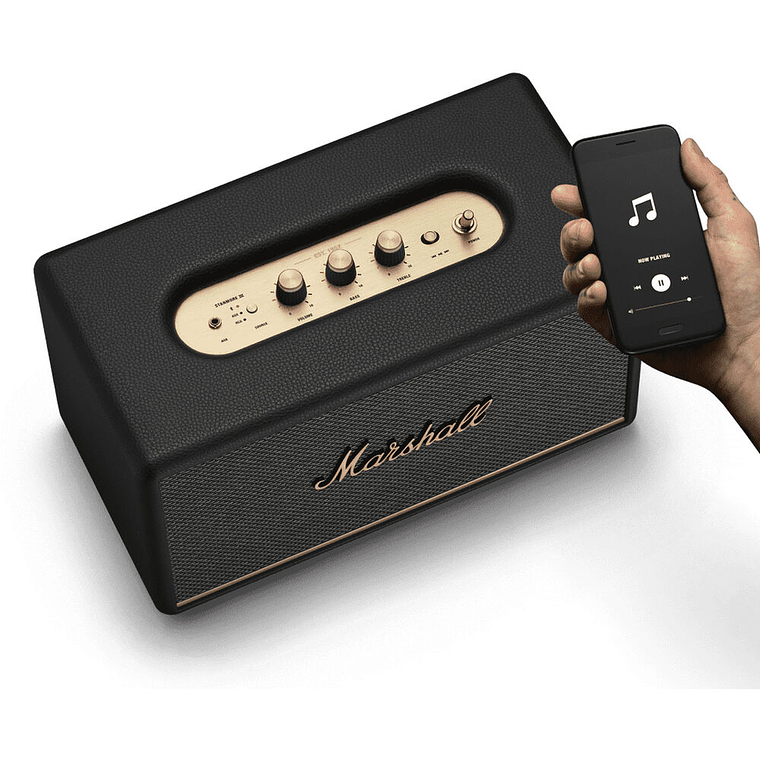 Parlante bluetooth Stanmore III Marshall Negro 9