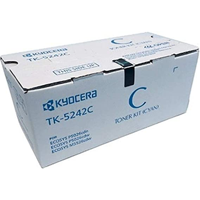 Cartucho de tóner Kyocera TK 5242C color Cián 1