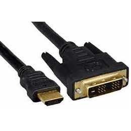 Cable de Video de HDMI (M) a DVI-D (M), 3m