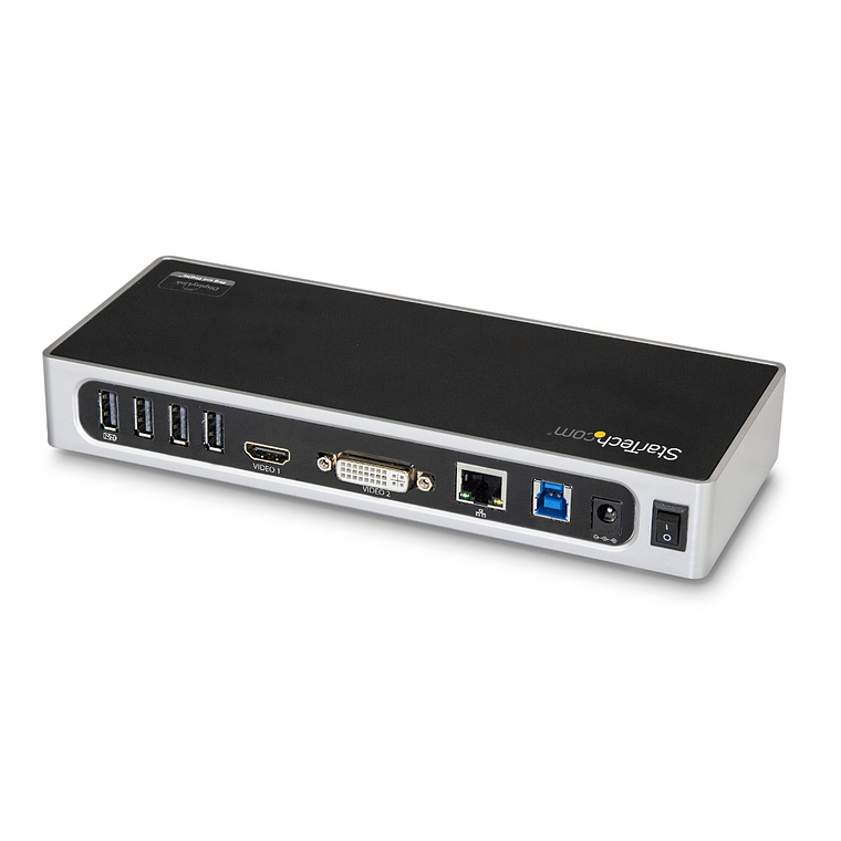 Docking Station de Notebook para Dos Pantallas con Video HDMI & DVI/VGA 3