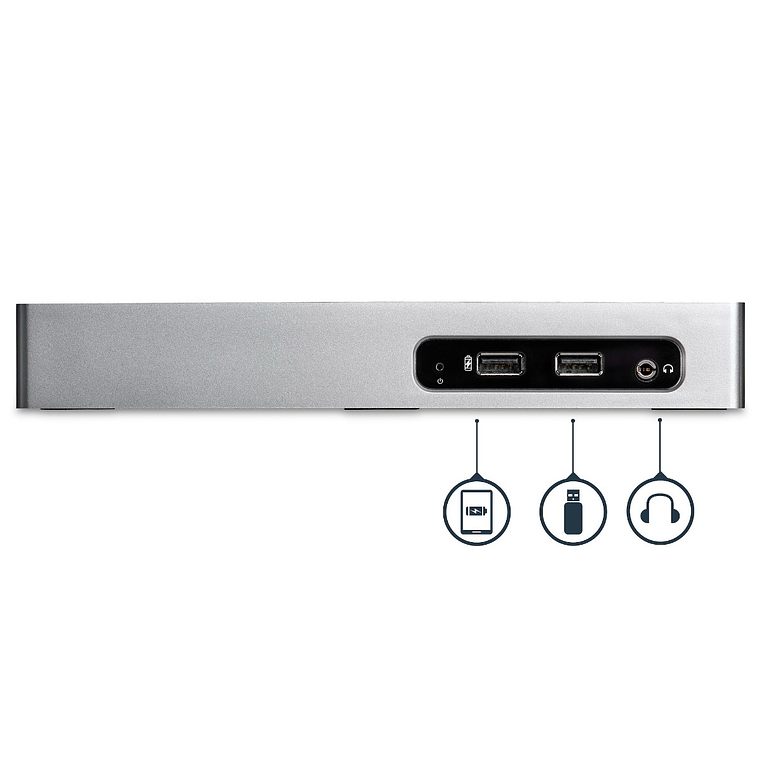 Docking Station de Notebook para Dos Pantallas con Video HDMI & DVI/VGA 4