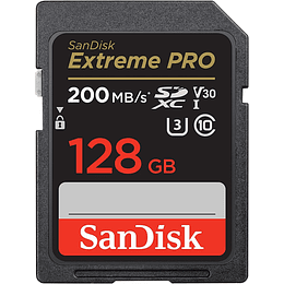Tarjeta de memoria Extreme PRO SDXC UHS-I de 128 GB 