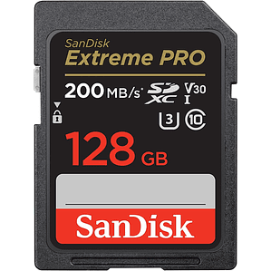 Tarjeta de memoria 128GB Extreme PRO SDXC UHS-I 