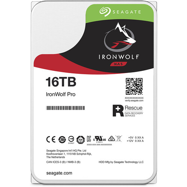 Disco Duro 16TB Interno | Seagate IronWolf PRO NAS 3.5“ 7200rpm SATA III  2