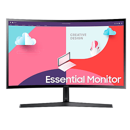 Monitor 24“ Curvo Samsung S24C366EAL (VA, Full HD, 75Hz, HDMI+VGA, FreeSync, Vesa)