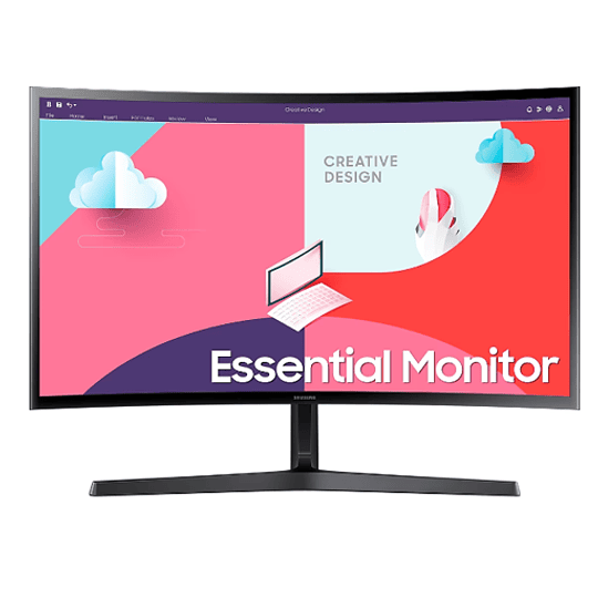 Monitor 24“ Curvo Samsung S24C366EAL (VA, Full HD, 75Hz, HDMI+VGA, FreeSync, Vesa)