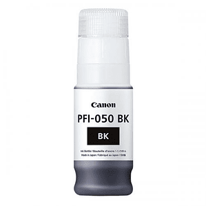 Botella de Tinta Canon PFI-050 BK color Negro 