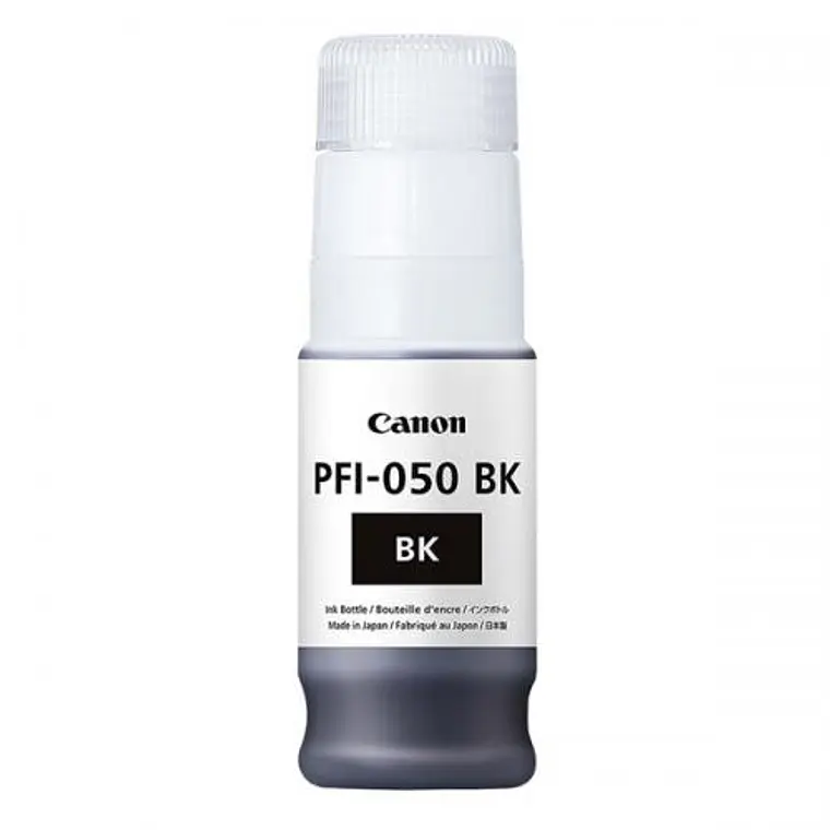 Botella de Tinta Canon PFI-050 BK color Negro  1