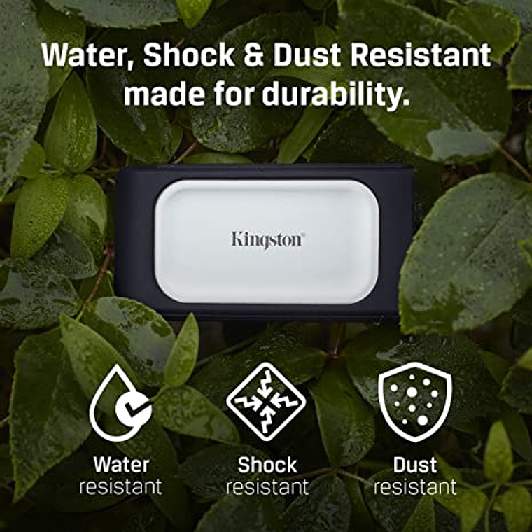 Disco duro 4TB SSD externo | Kingston XS2000 SSD portátil USB-C | USB 3.2 Gen 2x2  2