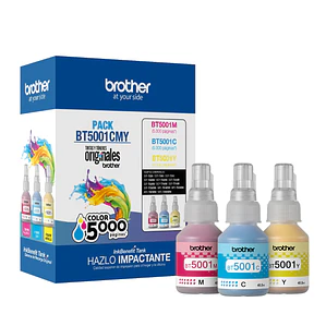 Botellas de tinta Brother BT5001 (3 Colores)