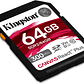Tarjeta de memoria 64GB Kingston Canvas React Plus Class V90 / UHS-II U3 / Class10 - SDXC UHS-II - Miniatura 2