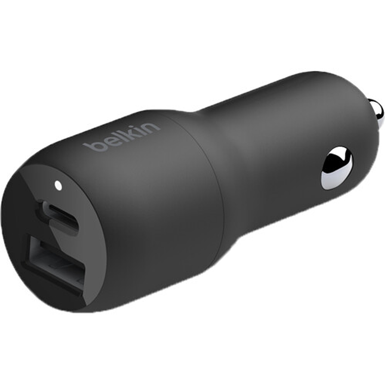 Adaptador de corriente para el coche - 37 vatios - PD 3.0 - 2 conectores de salida (USB, 24 pin USB-C) 2