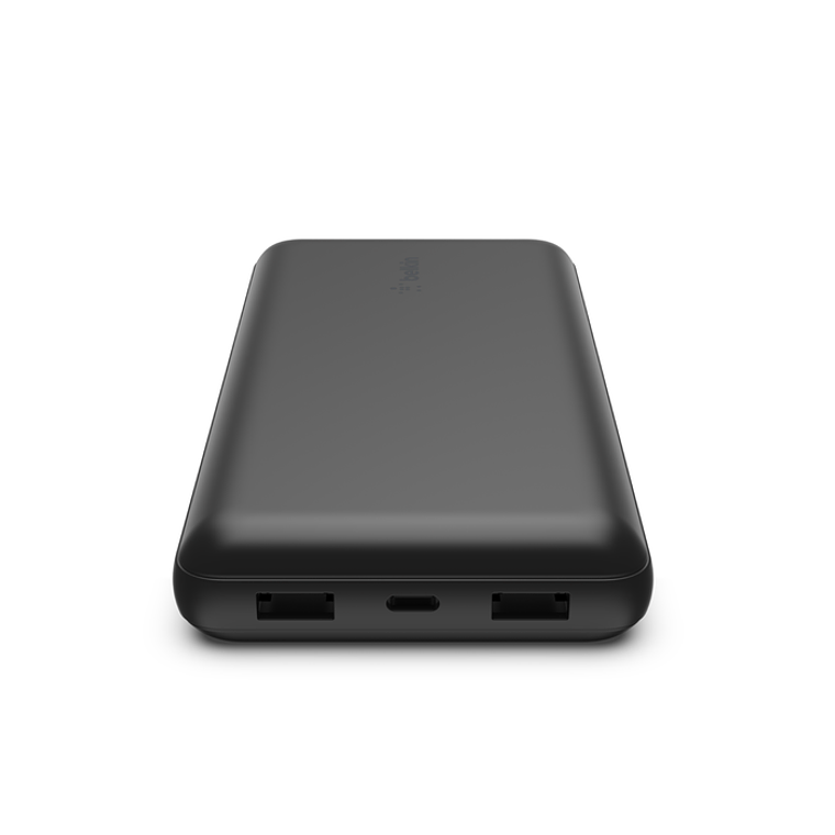 Cargador portátil - 20000 mAh - 15 vatios - 3 conectores de salida - negro 3