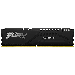 Memoria Ram 16GB DDR5 5600Mhz CL36 Dimm Kingston Fury Beast Negro