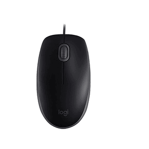 Logitech - Mouse - Wired - Black - M110 Silent
