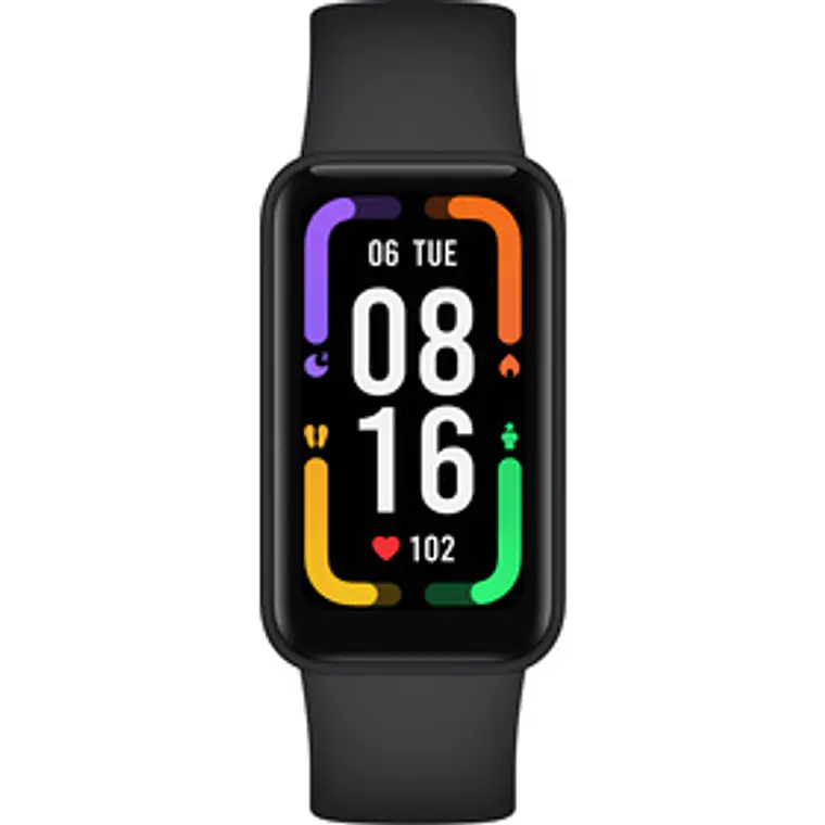 Xiaomi Redmi Smart Band Pro - Rastreador de actividad con banda - TPU - negro - tamaño de la muñeca: 130-220 mm - pantalla luminosa 1.47
