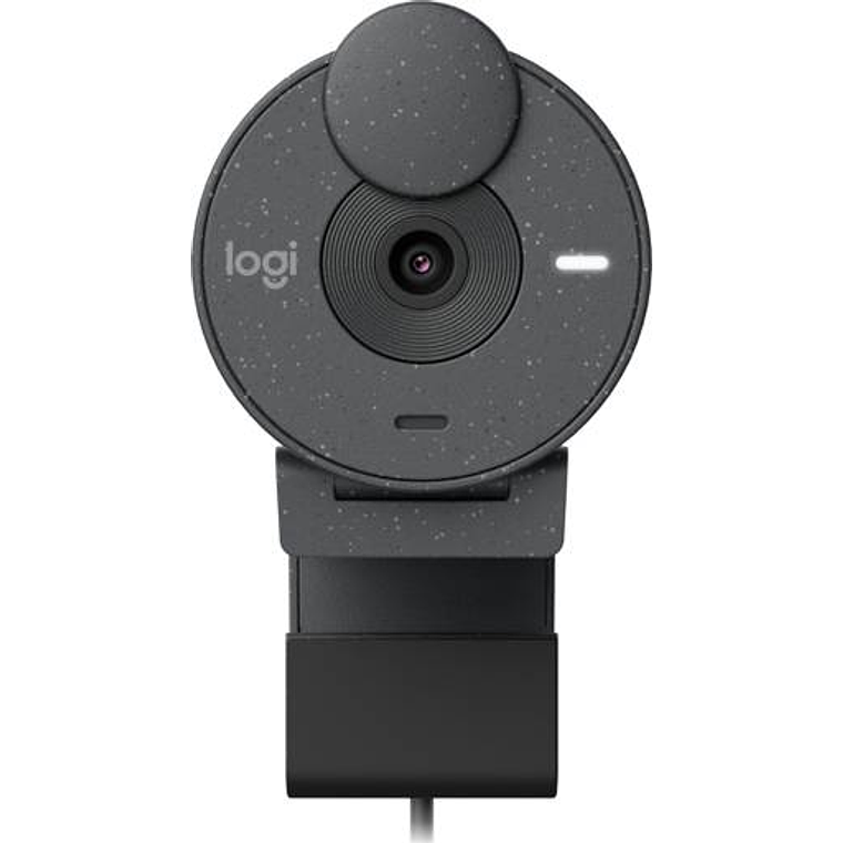 Cámara web Logitech Brio 300, Full HD 1080p/30FPS, micrófono integrado, USB-C, grafito 1