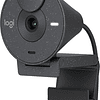 Cámara web Logitech Brio 300, Full HD 1080p/30FPS, micrófono integrado, USB-C, grafito