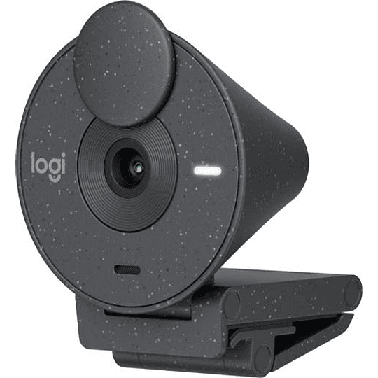 Cámara web Logitech Brio 300, Full HD 1080p/30FPS, micrófono integrado, USB-C, grafito
