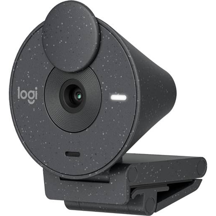 Cámara web Logitech Brio 300, Full HD 1080p/30FPS, micrófono integrado, USB-C, grafito 3
