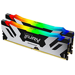 Memoria Ram 32GB (2x16GB) DDR5 6000Mhz CL32 Dimm Kingston Fury Renegade Black RGB
