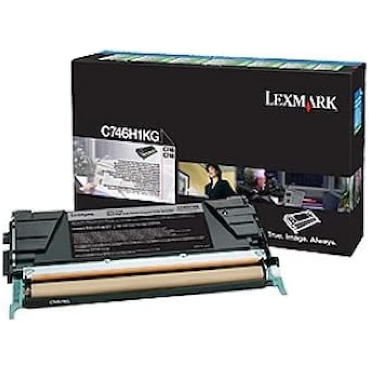 Cartucho de Toner Lexmark C746H1KG Color Negro  1