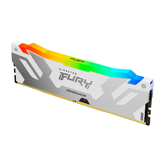 Memoria RAM 32GB (2x16GB) 6000MT/s CL32 DDR5 Kingston Fury Renegade White RGB