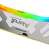 Memoria RAM Kingston FURY Renegade RGB DDR5, 6000MHz, 16GB, ECC, CL32, XMP, Blanco