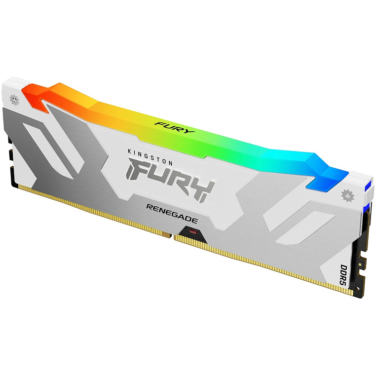 Memoria Ram 16GB DDR5 6400Mhz CL32 Dimm Kingston FURY - RGB White 2