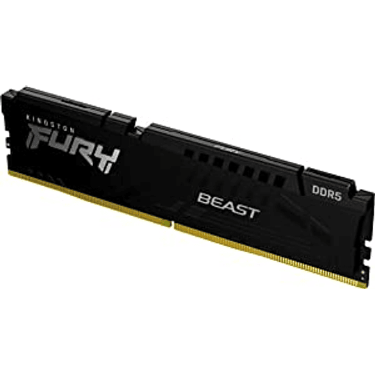 Memoria Ram 16GB DDR5 6000Mhz CL36 Dimm Kingston Fury Beast Black EXPO