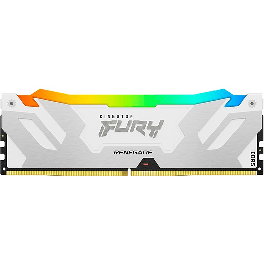 Memoria RAM Kingston FURY Renegade RGB White DDR5, 16GB 7200MT/s, CL38, DIMM, Intel XMP 3.0