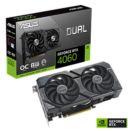 Tarjeta de Video ASUS Dual GeForce RTX 4060 OC Edition de 8GB GDDR6