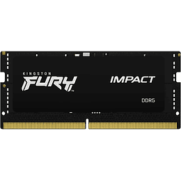 Ram 32GB SO-DIMM Kingston FURY Impact - DDR5 de 262 contactos - 5600 MHz / PC5-44800 - CL40 - 1.1 V 