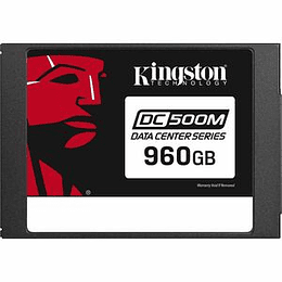 Disco Solido 960GB Kingston DC600M - SSD - Mixed Use - cifrado - interno - 2.5" - SATA 6Gb/s - AES de 256 bits - Self-Encrypting Drive (SED)
