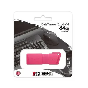 Kingston - USB flash drive - USB 3.2 Gen 1 - NEON (PINK)