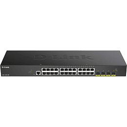 Switch 24 Puertos D-Link DGS-1250-28X (Gigabit, L3, SFP+, 120 Gbps)