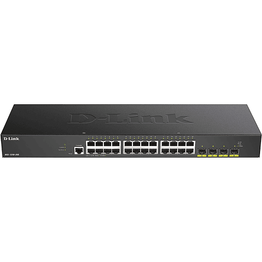 Switch 24 Puertos D-Link DGS-1250-28X (Gigabit, L3, SFP+, 120 Gbps)