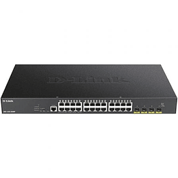 Switch 24 puertos DGS-1250-28XMP 24 Ports 10/100/1000 Mbps PoE + 4 P