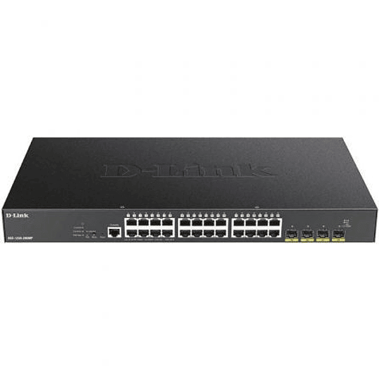 Switch 24 puertos DGS-1250-28XMP 24 Ports 10/100/1000 Mbps PoE + 4 P