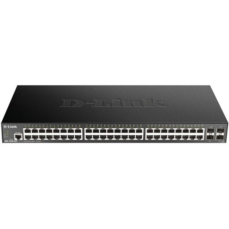 Switch 48 Puertos D-Link DGS-1250-52X 48 Ports 10/100/1000 Mbps + 4 Ports 1 1
