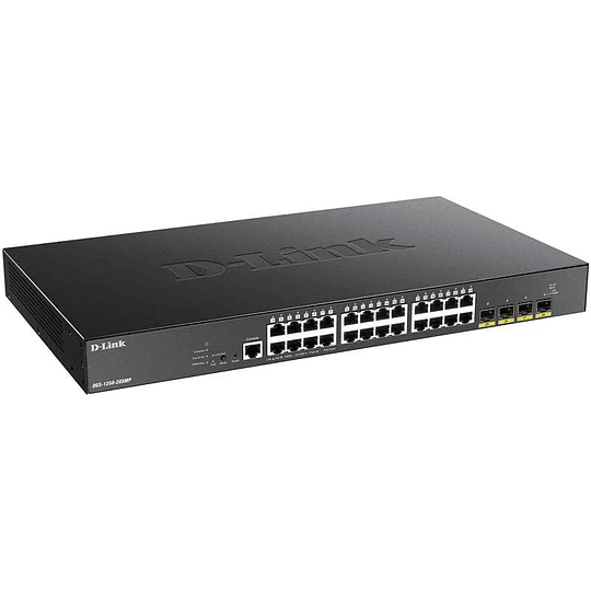 Switch 24 puertos DGS-1250-28XMP 24 Ports 10/100/1000 Mbps PoE + 4 P