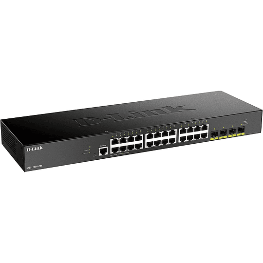 Switch 24 Puertos D-Link DGS-1250-28X (Gigabit, L3, SFP+, 120 Gbps)