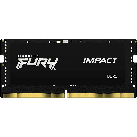 Memoria Ram 16GB DDR5 4800Mhz CL38 SoDimm Kingston Fury Impact Non-ECC