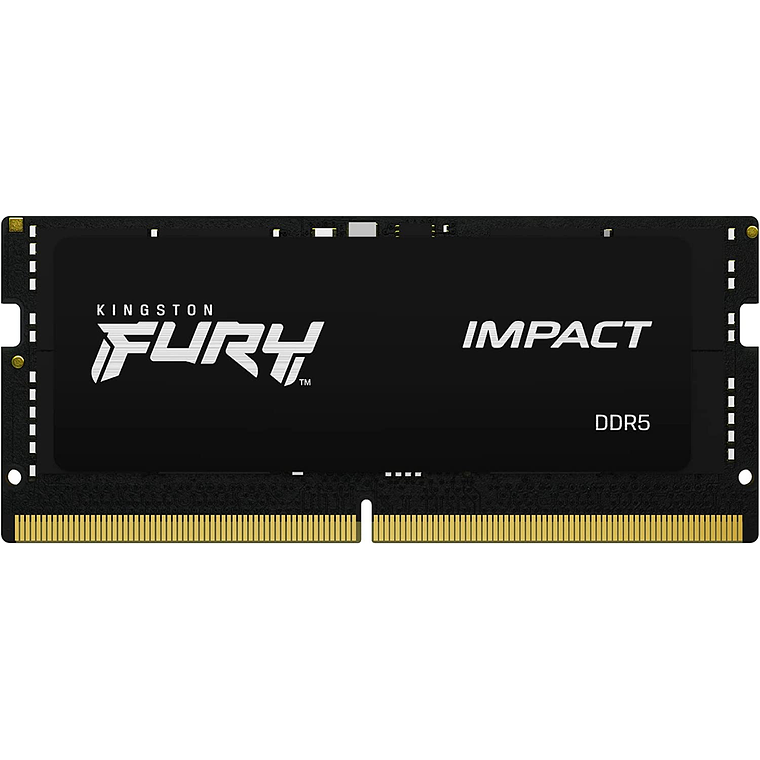 Memoria Ram 16GB DDR5 4800Mhz CL38 SoDimm Kingston Fury Impact Non-ECC 1