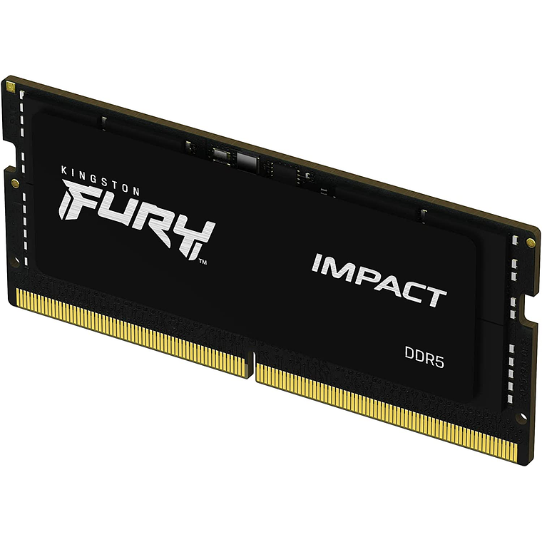 Memoria Ram 16GB DDR5 4800Mhz CL38 SoDimm Kingston Fury Impact Non-ECC 2
